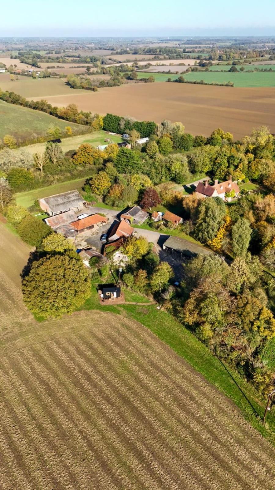 Campo de lujo 'bramley' Hut On Private Farm